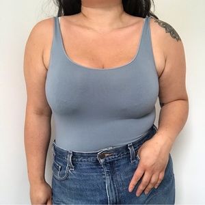 Skims arctic blue bodysuit
